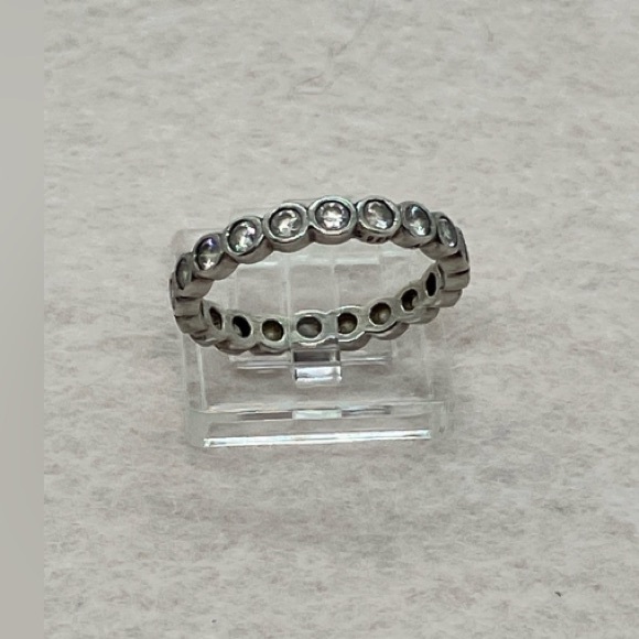 Pandora Jewelry - Pandora 925 Sterling Silver Alluring Brilliant Clear Cz Eternity Ring 190942CZ